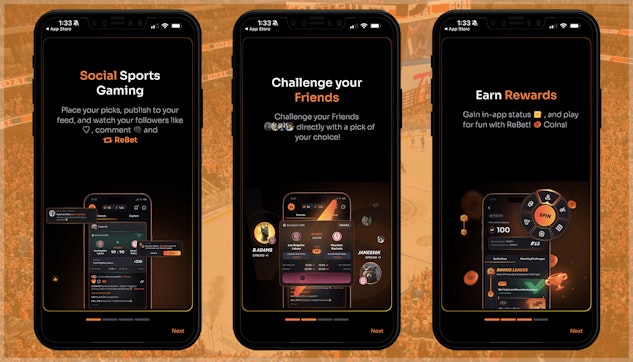 Basic overview of the Rebet app