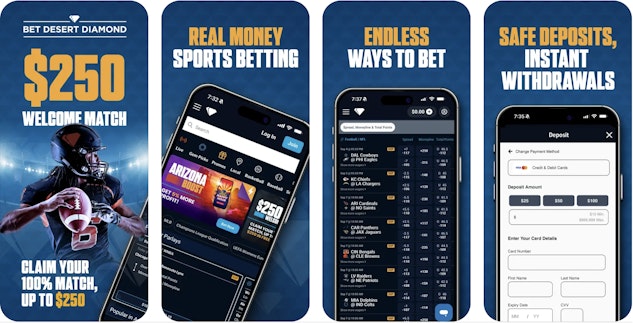 Bet Desert Diamond app overview