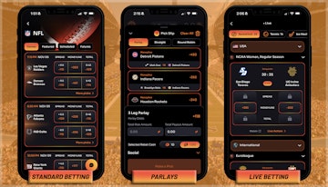 Betting features on the Rebet app