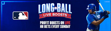 Boost your home run bets on Fan Duel every Sunday