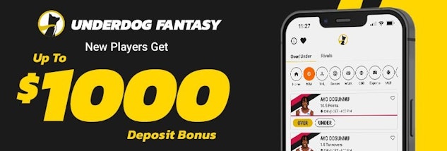 Underdog Fantasy 1000 promo