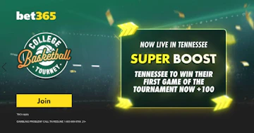 Bet365 Tennessee Bonus Super Boost