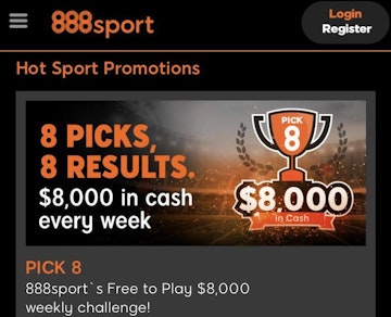 888 Sport App Promotions