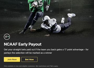 Bet365 NCAAF Early Payout Offer