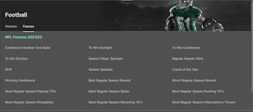 Bet365 NFL Futures