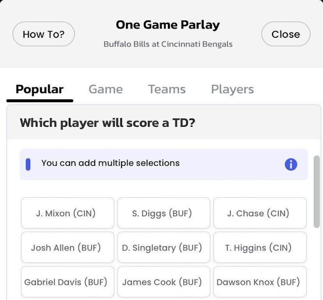 Betmgm Ohio One Game Parlay