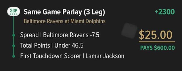 Caesars Sportsbook Same Game Parlay
