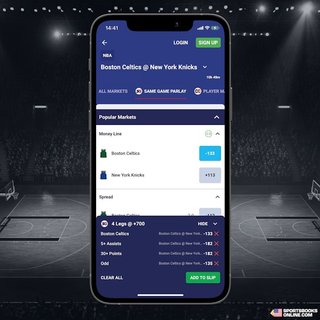 Clutchbet Same Game Parlay