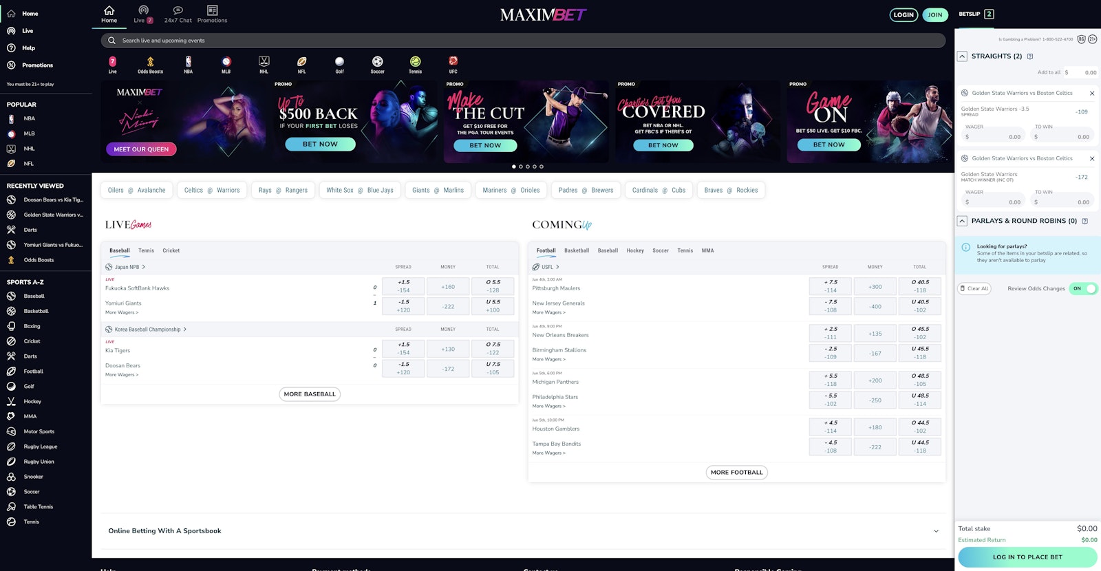 Maximbet Sportsbook