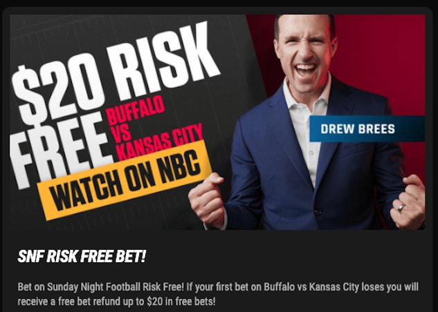 Pointsbet Sunday Night Football Risk Free Bet