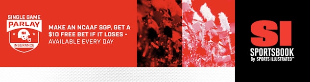 SI Sportsbook NCAAF Single Game Parlay Insurance