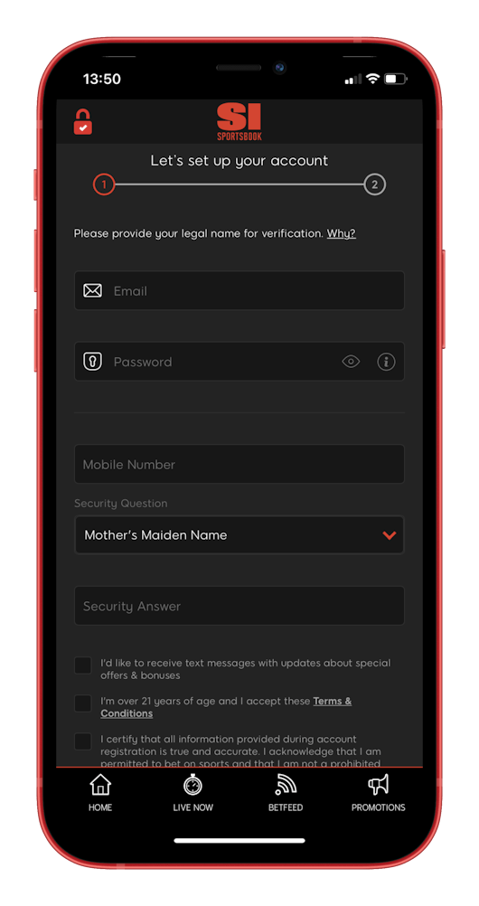 SI Sportsbook Sign Up 1