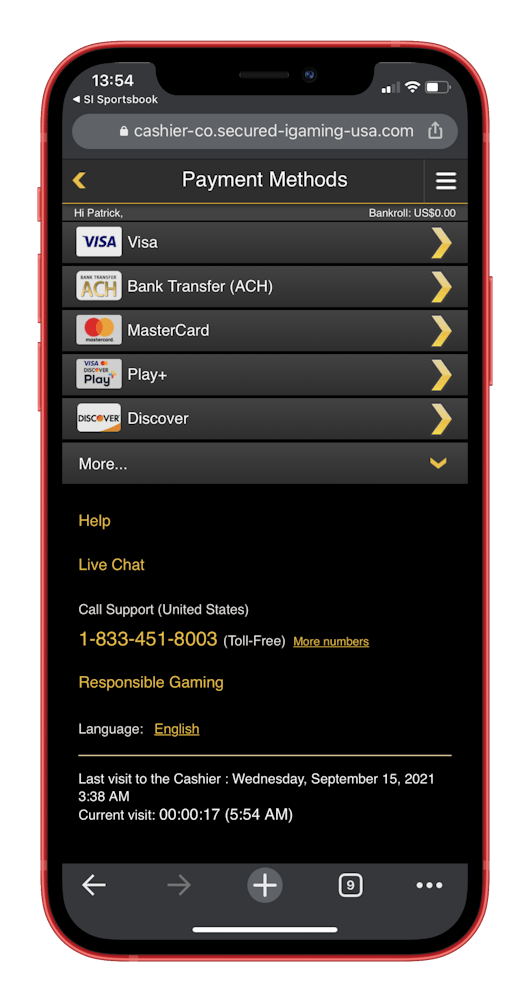 SI Sportsbook Sign Up 3