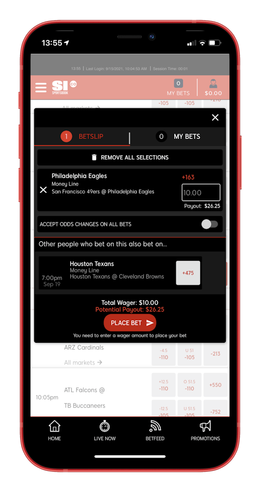 SI Sportsbook Sign Up 4