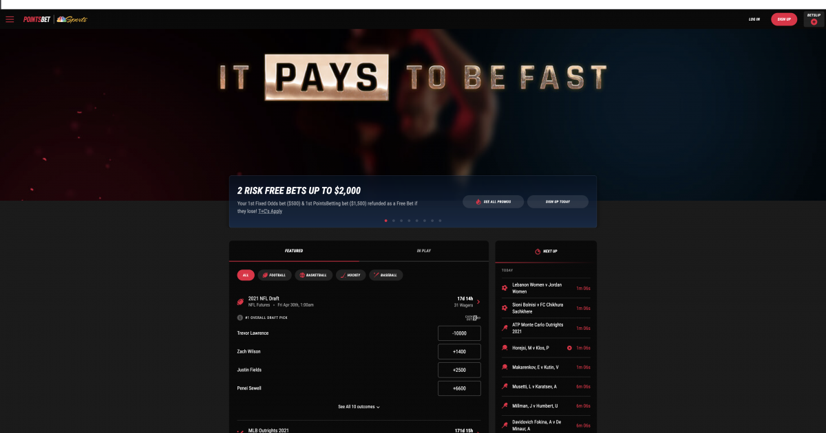 PointsBet Promo Code & Review » 2,000 Deposit Bonus » Aug 2021