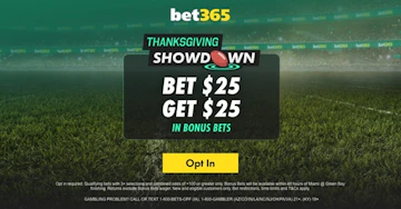 Bet365 thanksgiving showdown