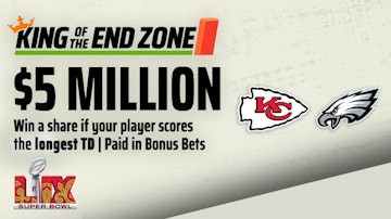 Draftkings king of the endzone super bowl