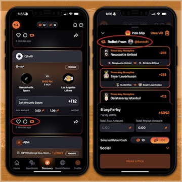 Copy user picks to make a Rebet