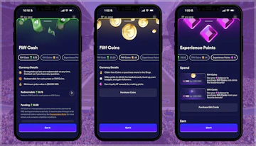 Currencies available on the Fliff app