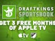Draft Kings Apple TV Bet Get