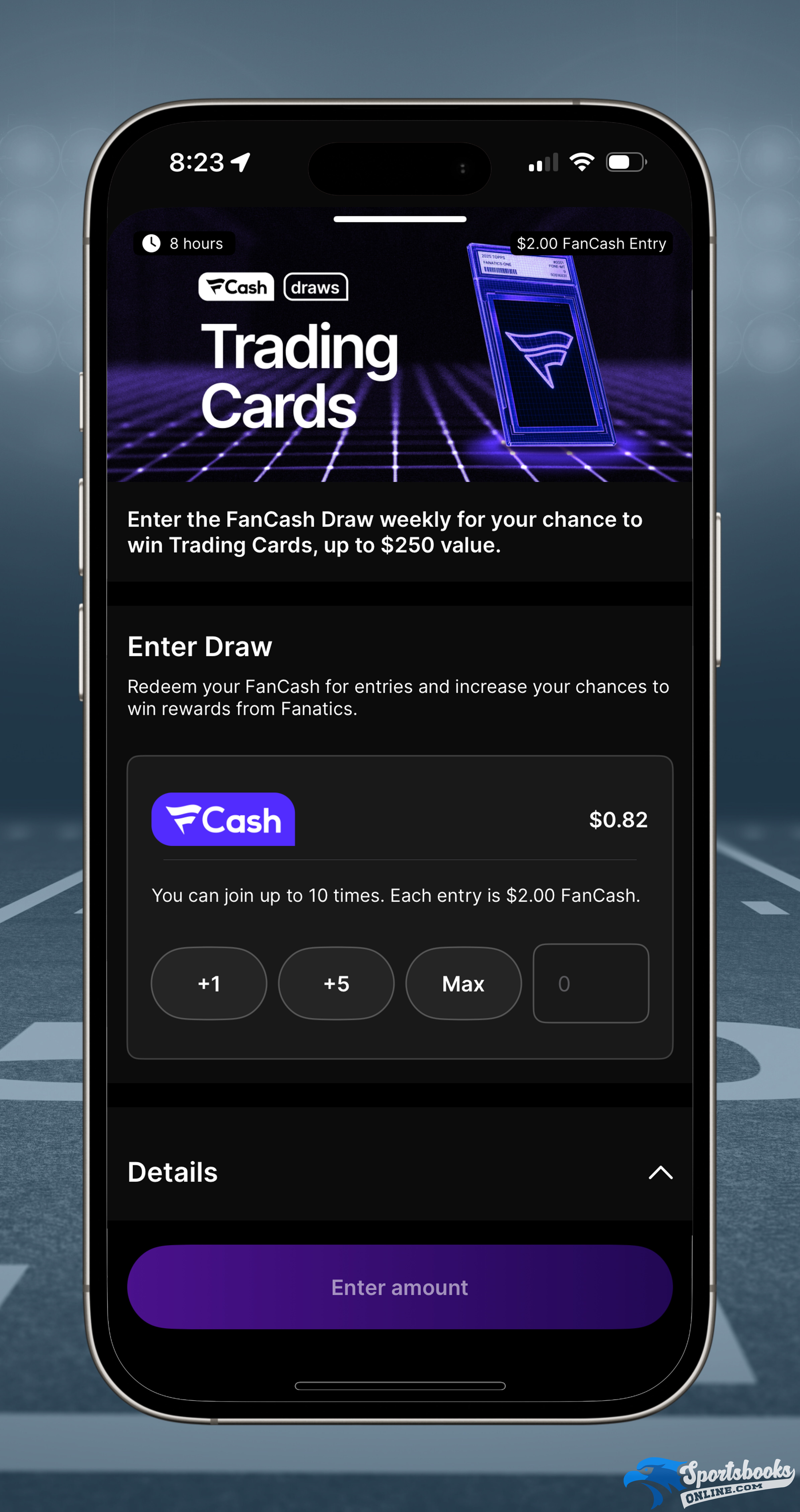 FanCash Draws: Trading Cards