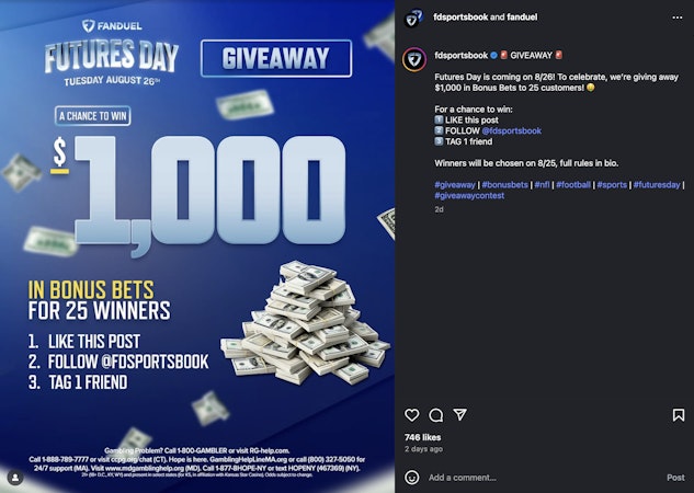 Fan Duel Futures Day Giveaway