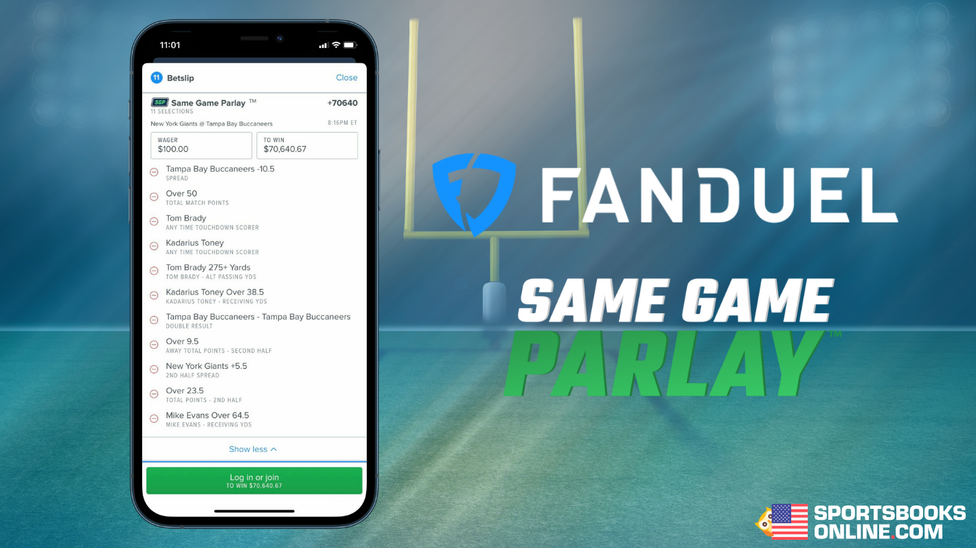how to same game parlay fanduel