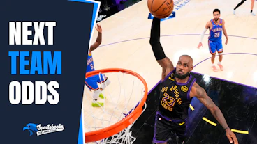 LeBron Next team odds dark