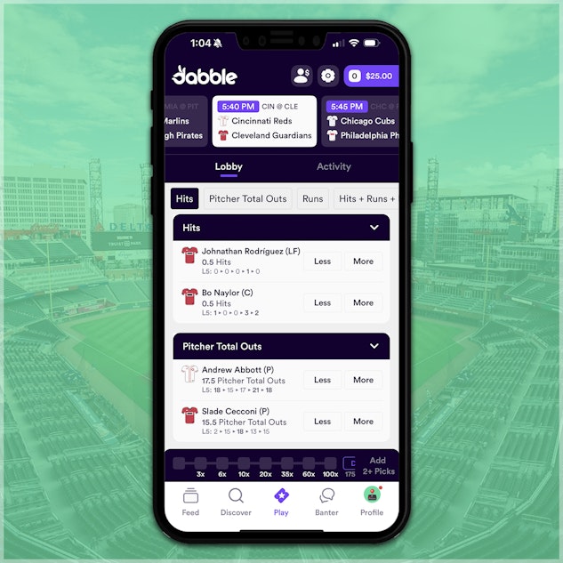 Limitations with Dabble betting options