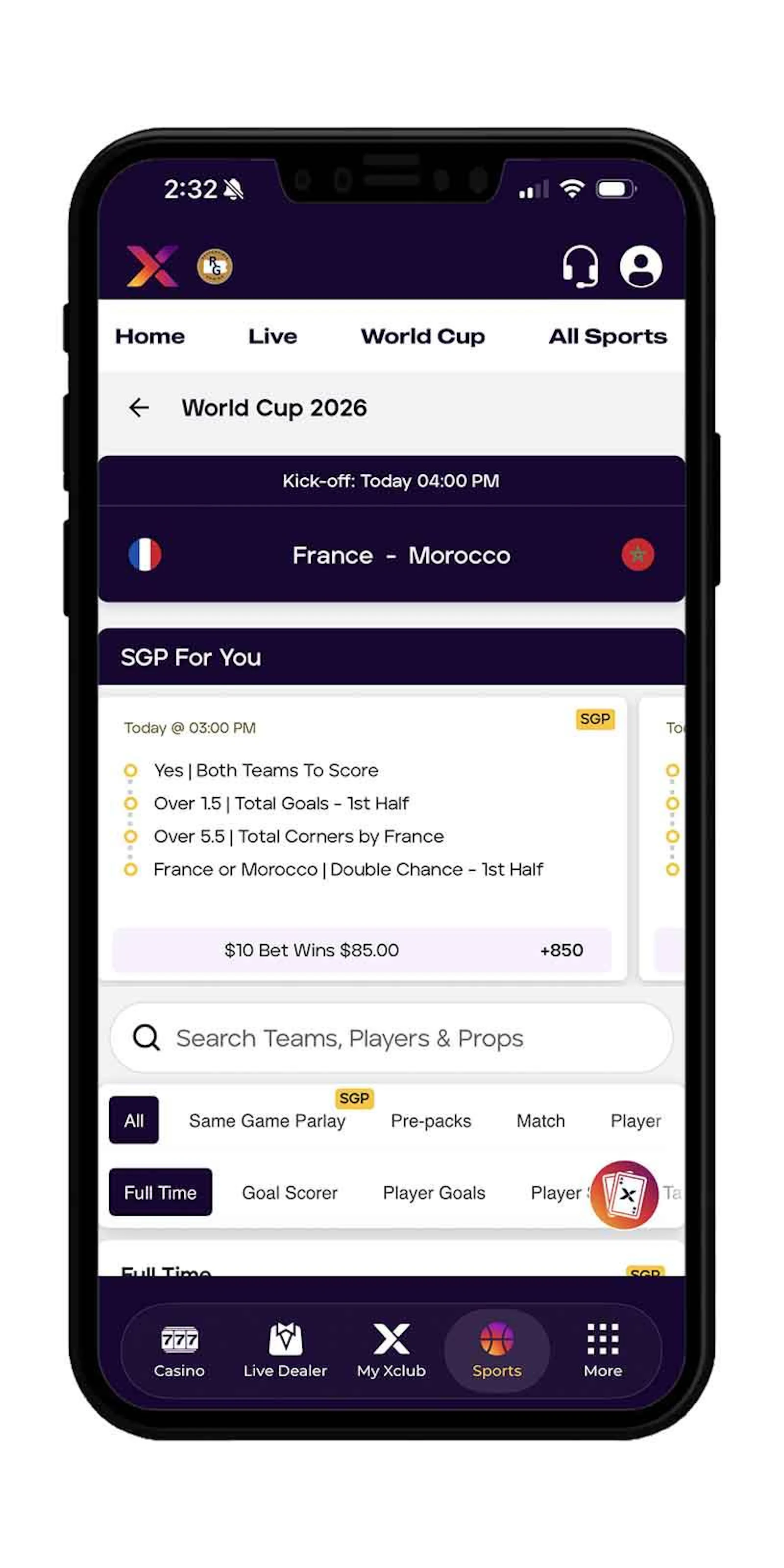 Live Betting on betPARX