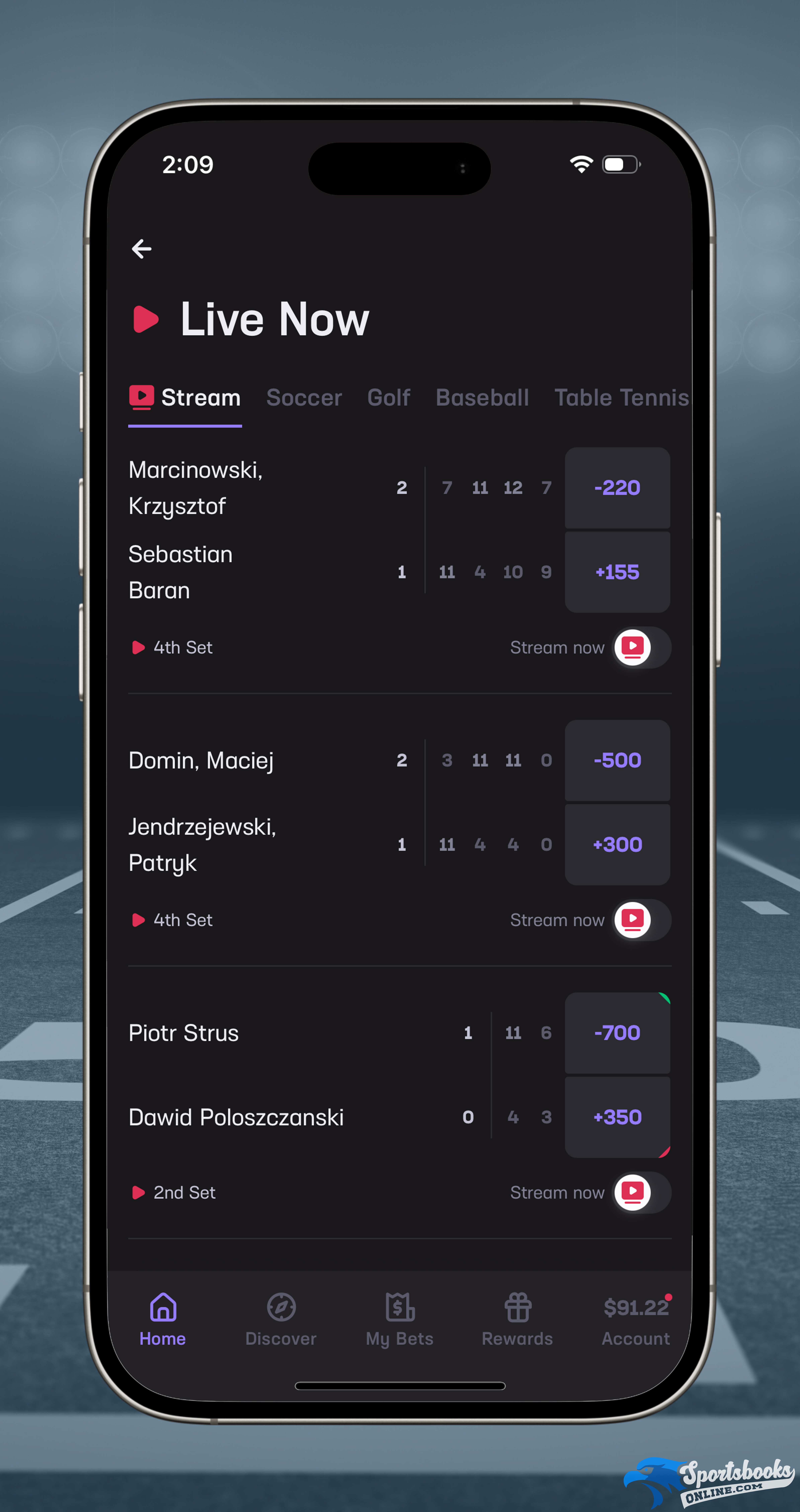Live Betting on Hard Rock Bet