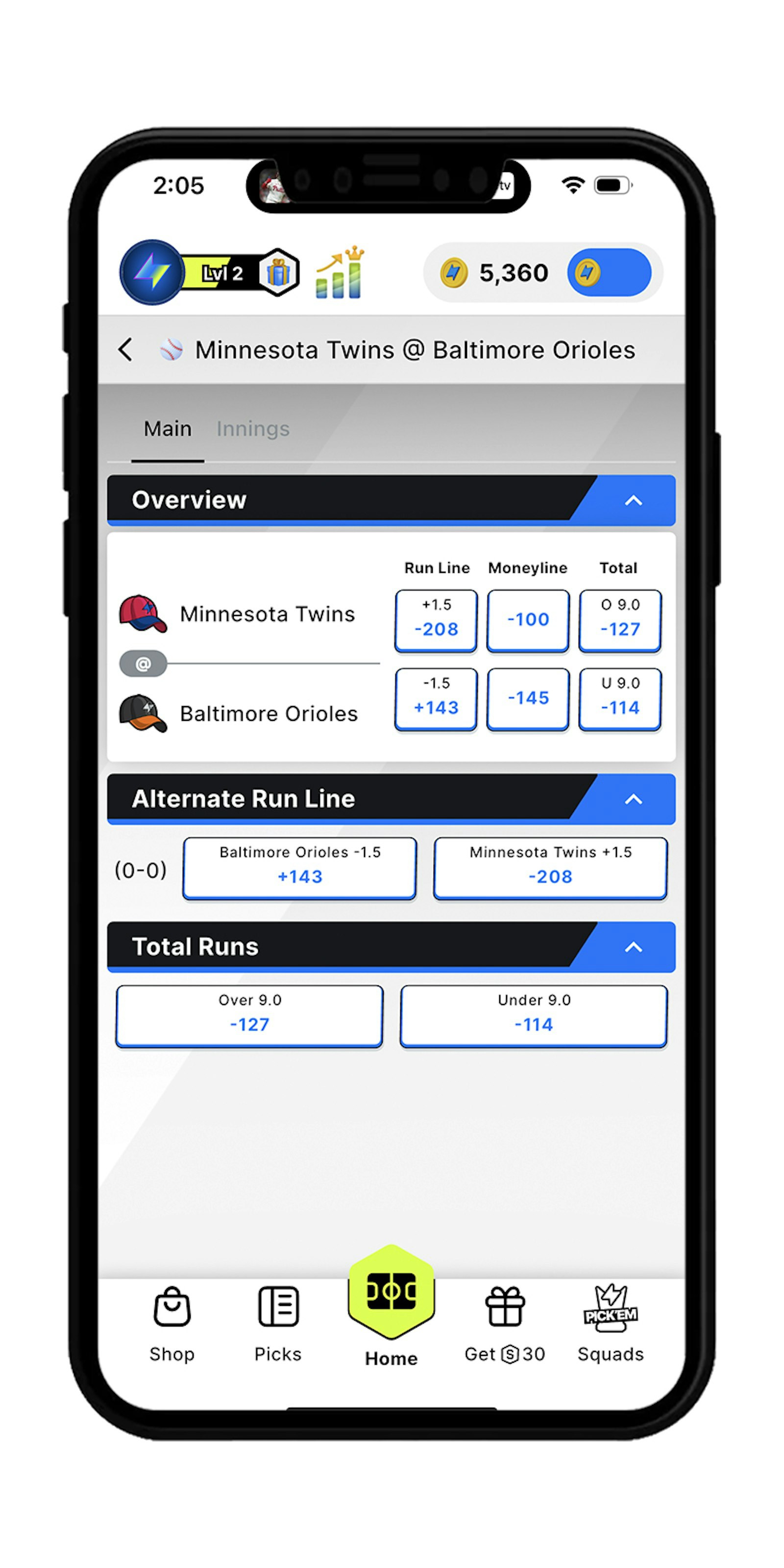 MLB Picks on the Thrillzz app