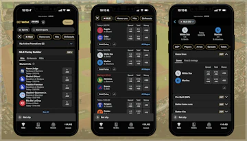 MLB betting on the Bet MGM app