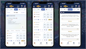 MLB betting on the Bet Rivers app