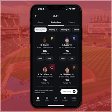 MLB fantasy picks in the Betr app