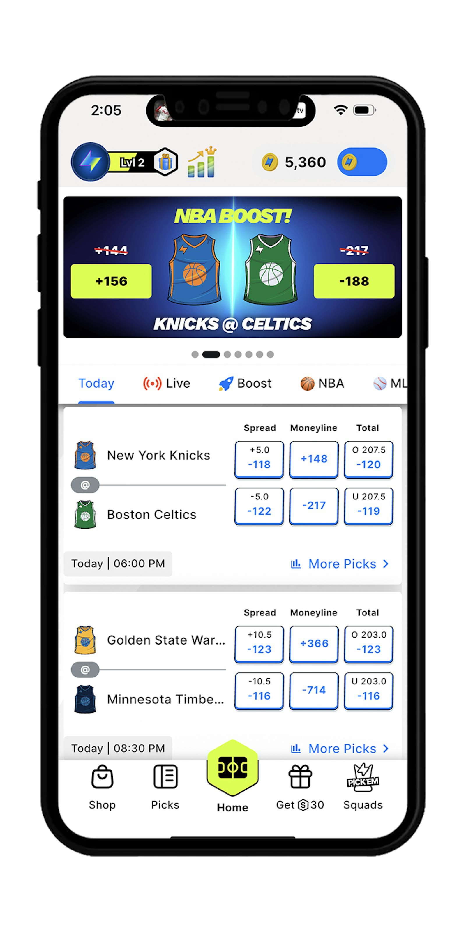 NBA Picks on the Thrillzz app