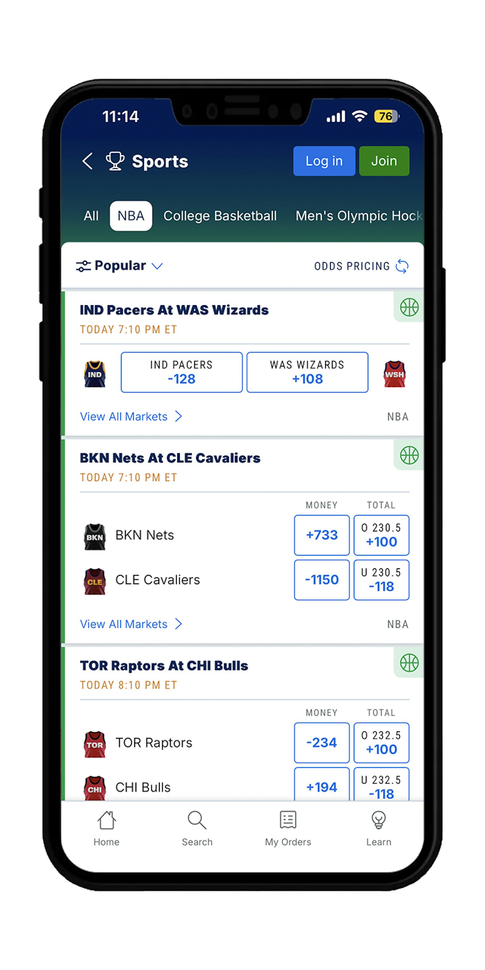 NBA betting on FanDuel Predicts