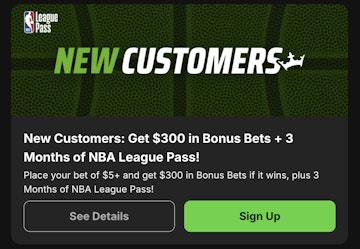 NBA welcome offer for new Draft Kings users