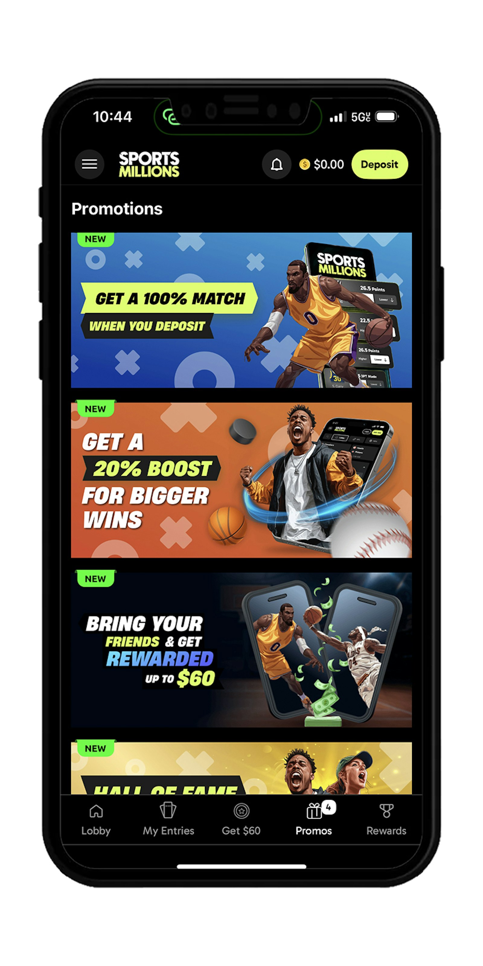 Promotions on the SM Pick'em app