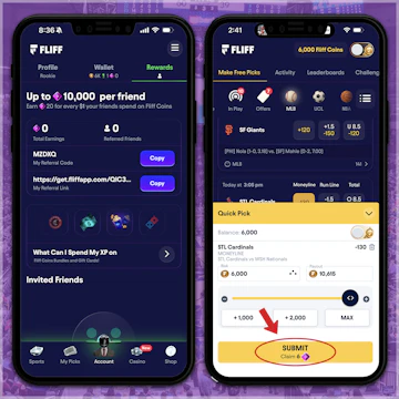 Rewards and Experience Points on Fliff