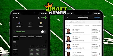 Image displaying Draftkings football betting and daily fantasy