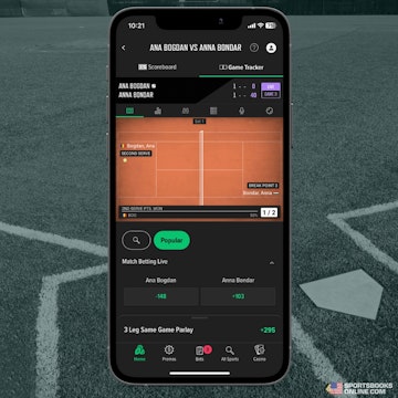 Iphone Displaying Caesars Sportsbooks Live Betting
