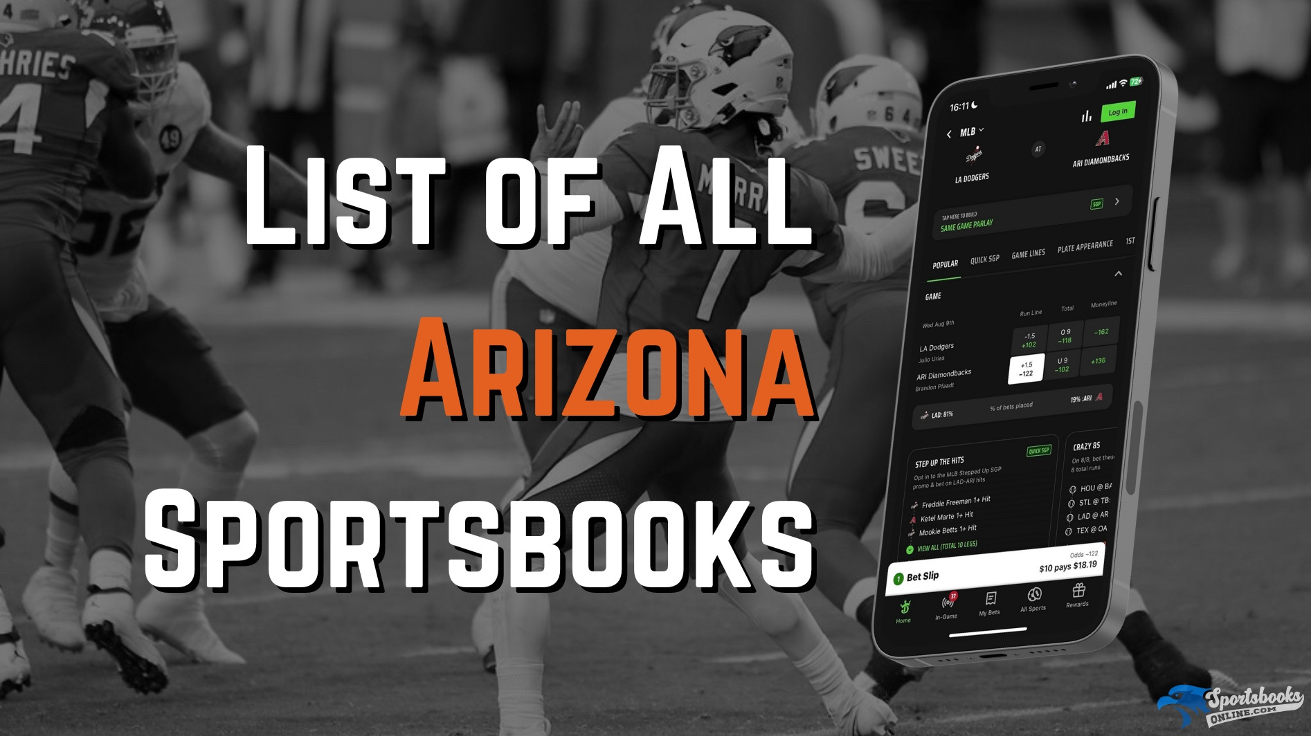 List of All Arizona Sportsbooks 2025