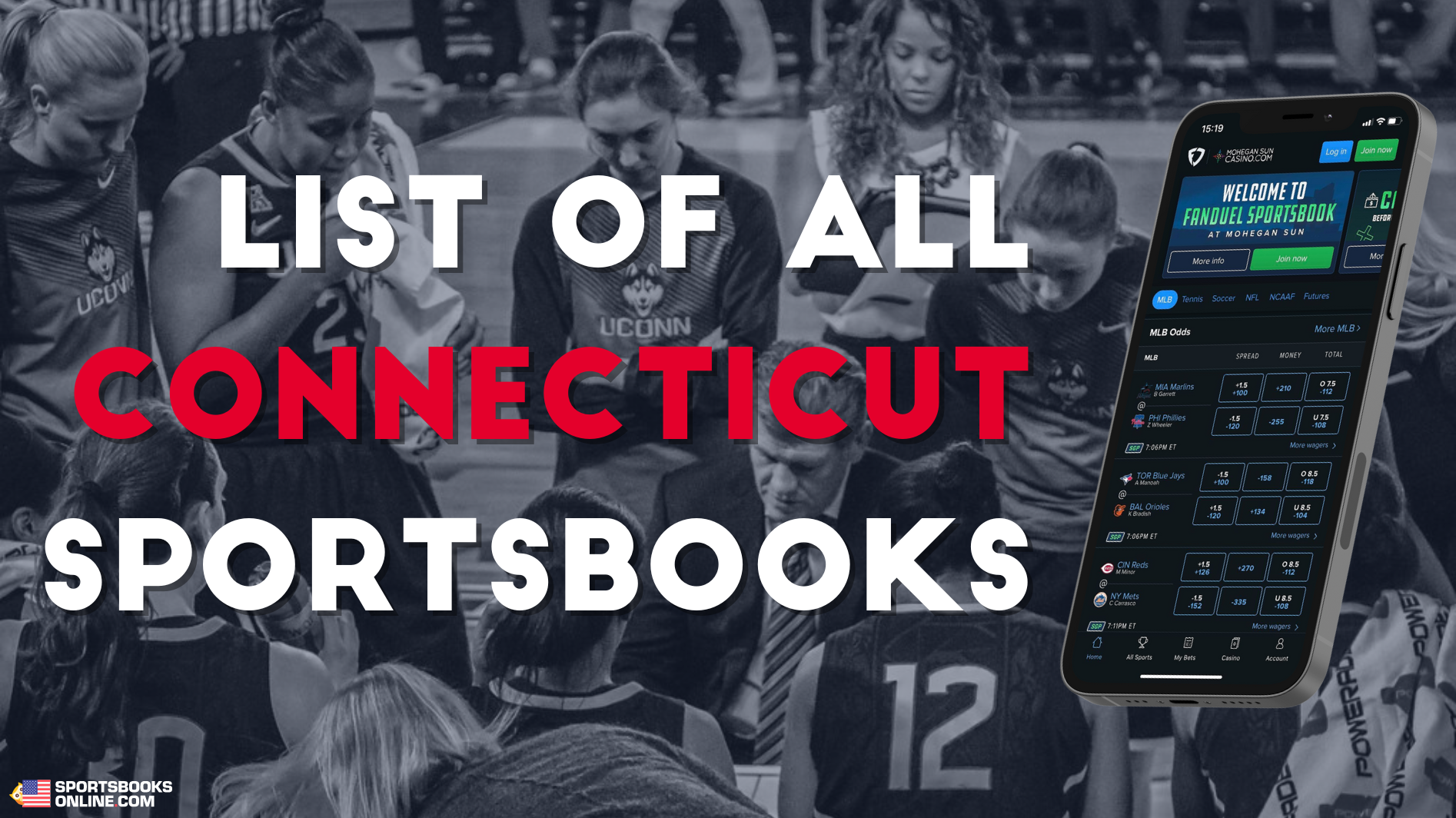 List Of All Connecticut Sportsbooks (2024) | Top 3 Ranked