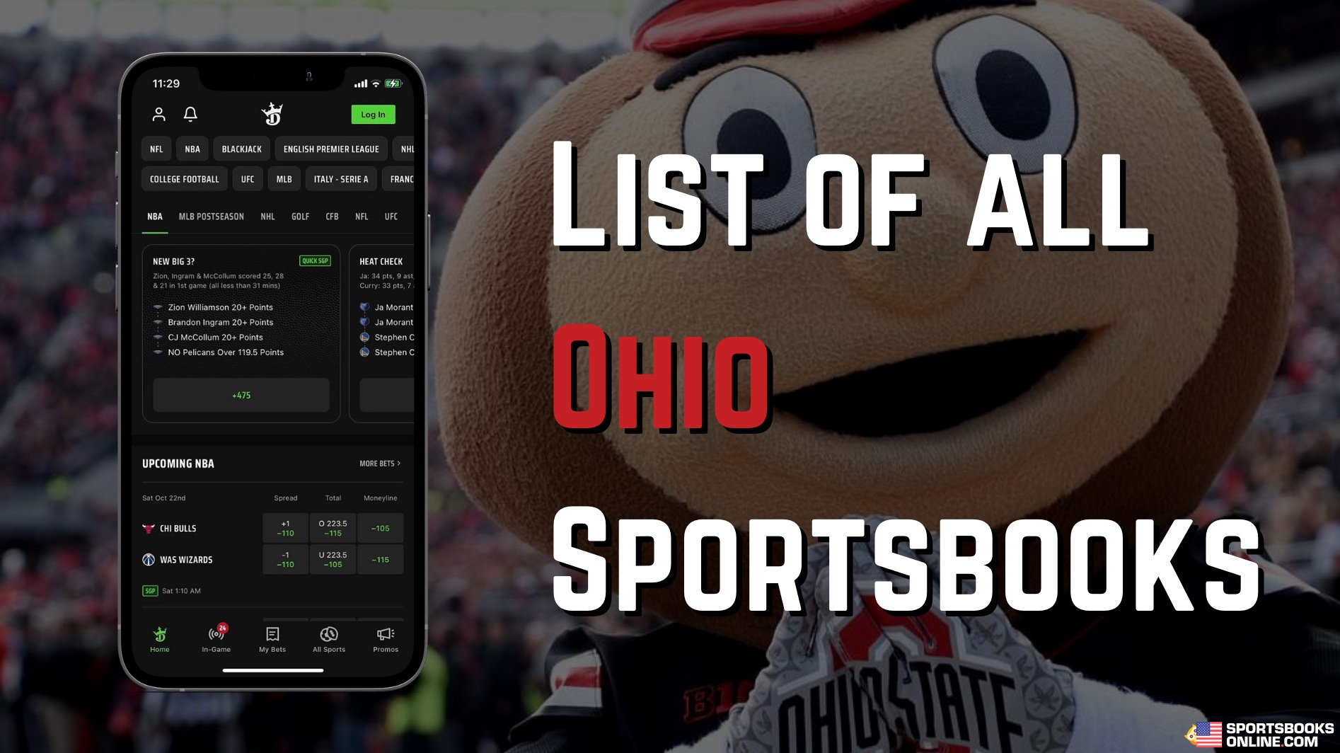 List Of All Ohio Sportsbooks | 15+ New Sportsbooks 2024