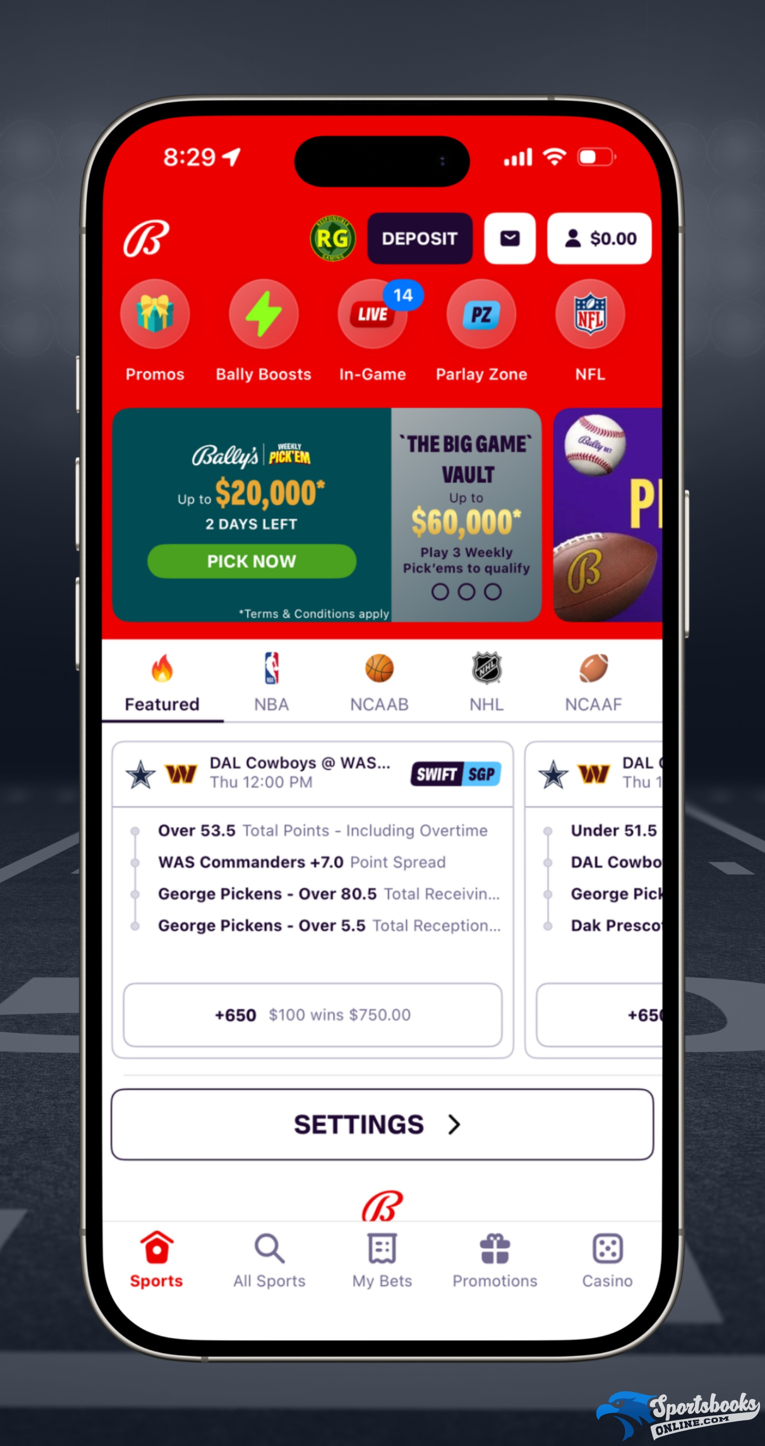 Bally Bet App