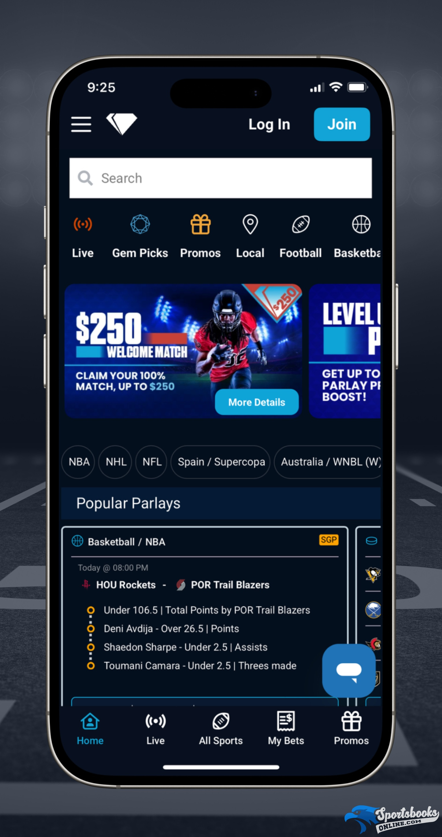Bet Desert Diamond App