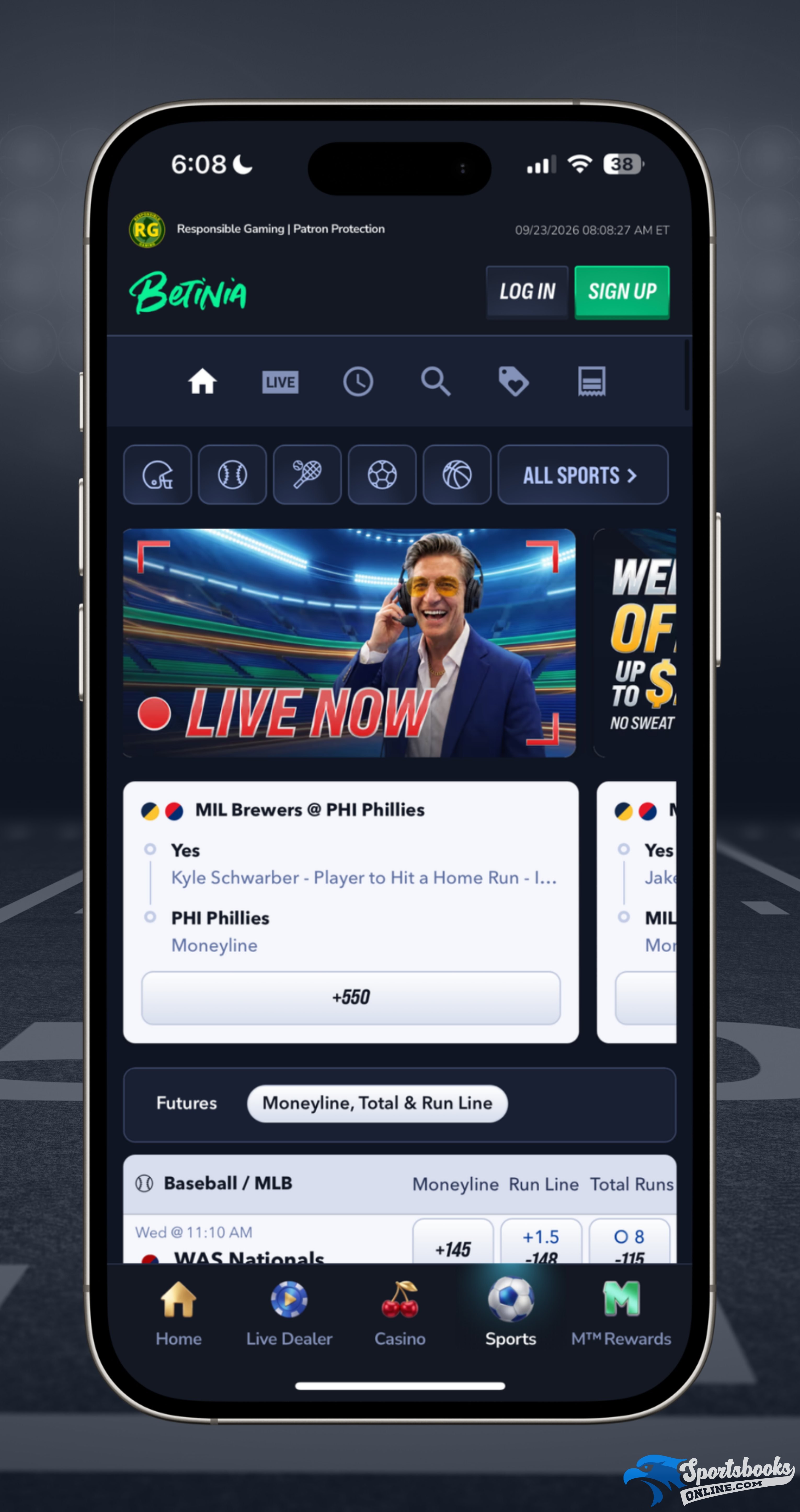 Betinia App