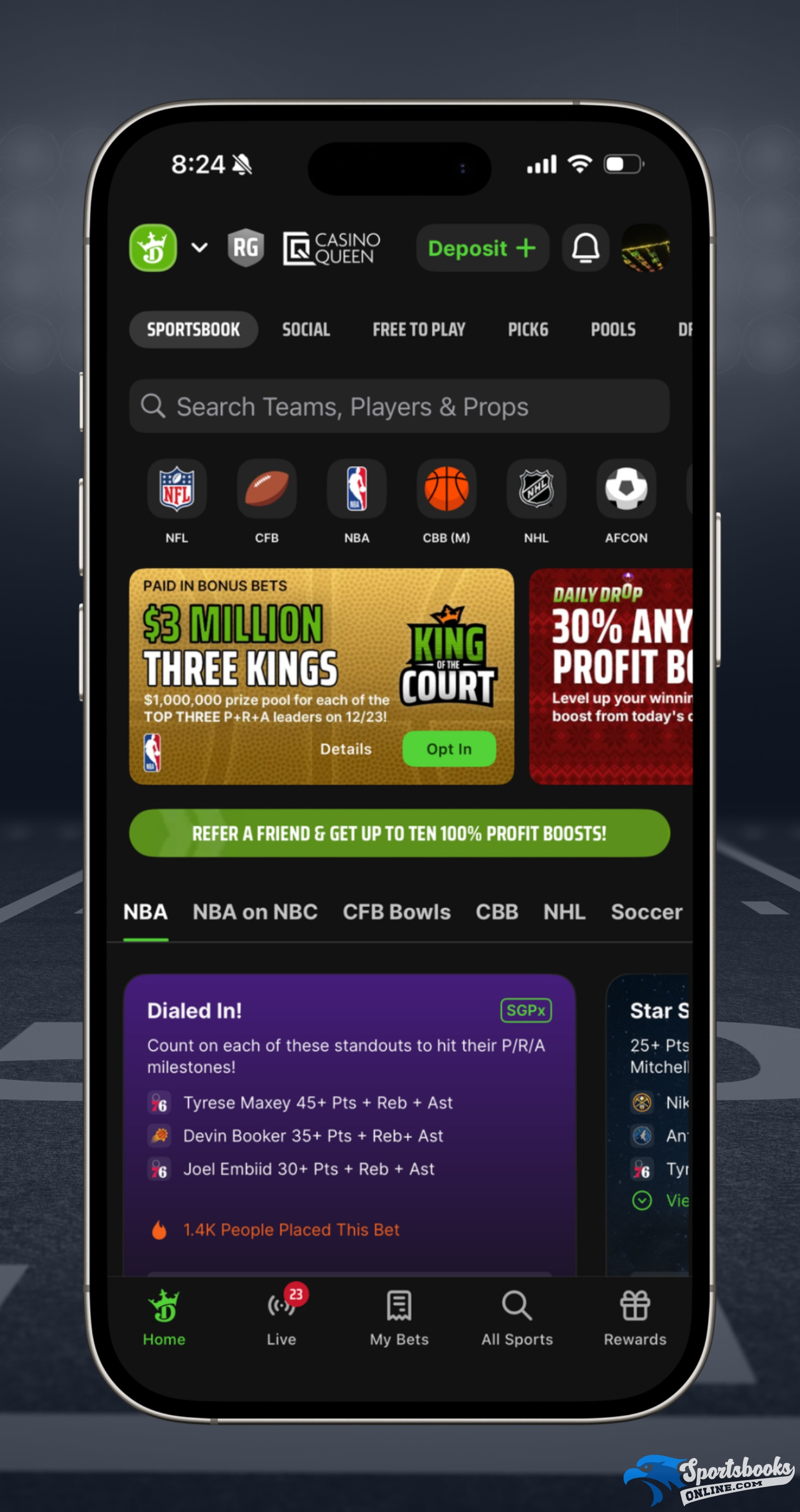 DraftKings Sportsbook App