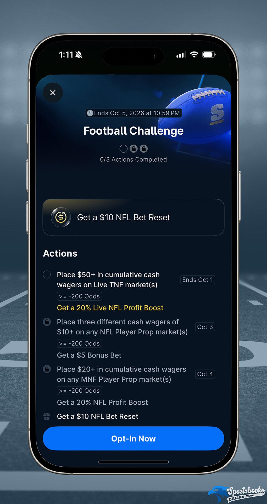 The Score Bet Football Challenge